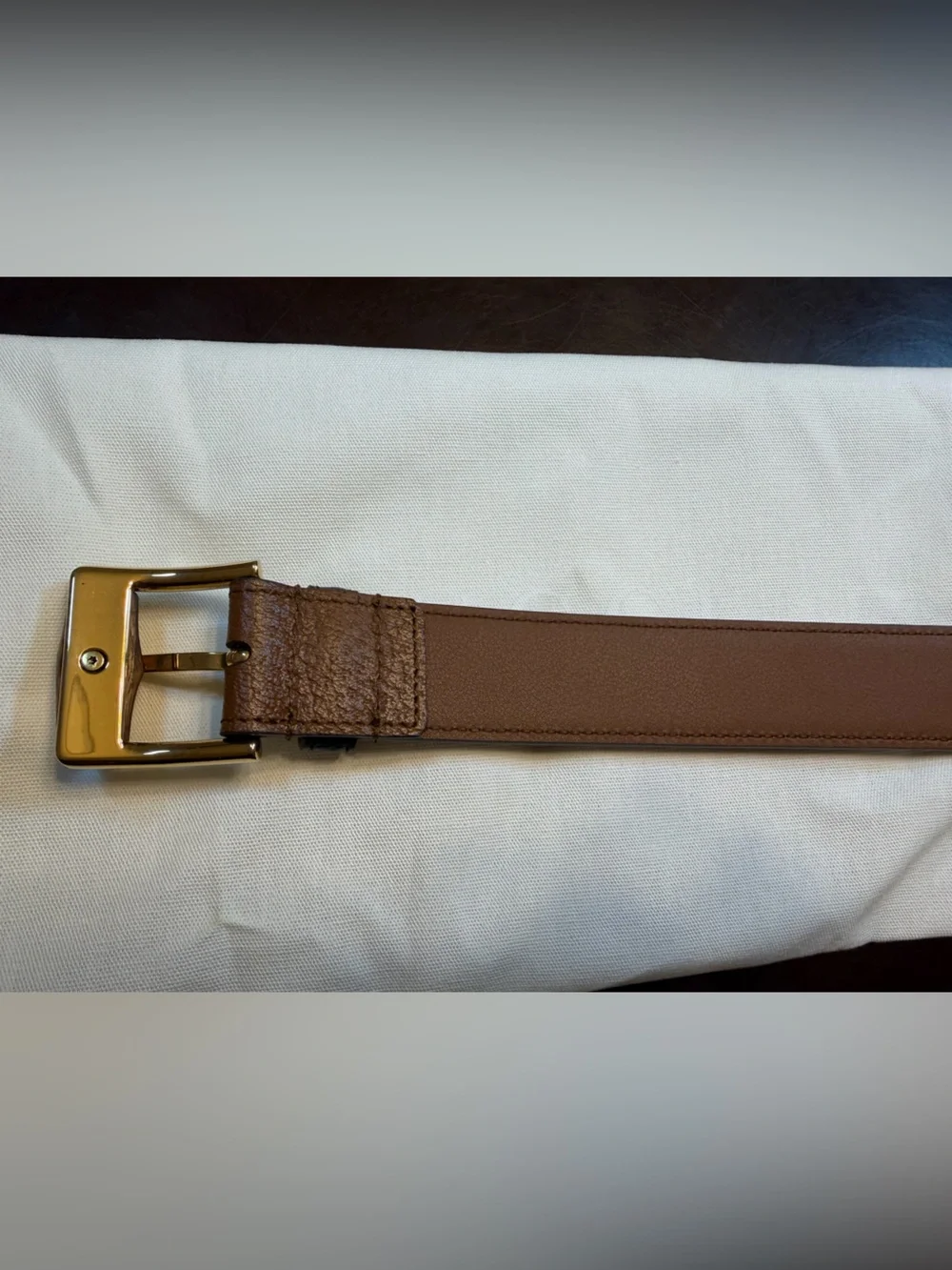 New Gucci Bamboo Logo Belt Brown Size 44 / 110 cm Fits a Waist 40 - 44